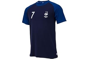 Equipe de FRANCE de football Manche courte T-Shirt FFF - Antoine Griezmann - Collection Officielle Taille Homme M