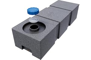 Varile Neo Réservoir d'eau Potable, 120 l, résistant au Transport, Convient à Un Usage Alimentaire, pour Bateau, Camping-Car, remorque (Granit)