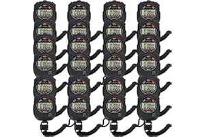 PGZSY Multi-Function Electronic Digital Sport Stopwatch Timer, Large Display with Date Time and Alarm Function,Suitable for Sports Coaches Fitness Coaches and Referees (24pack)