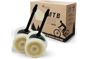 IMPALAPRO Camera d'aria MTB in TPU per 29, 27,5 e 26 pollici, ultraleggera (56-66g), compatta e resistente alle forature, per pneumatici da 1,75-2,4 con valvola francese Presta da 45 mm
