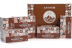 ‎ALPI NATURE Alpi Nature Herbata Rooibos 180g - Zestaw 120 Torebek (6x20 torebek po 1,5g)