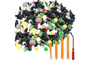 YUAAOH Clip de Fixation Voiture 1000 Pièces Rivet Clips Plastique avec Outil de Démontage Rivets de Fixation Assortis Universel Clip Garniture Voiture en Nylon pour Carrosserie, Porte, Panneau, Pare-chocs