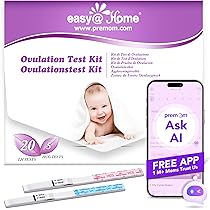Ovulation Test Strips, 50 Count Ovulation Tracker Predictor Kit For Women, Home