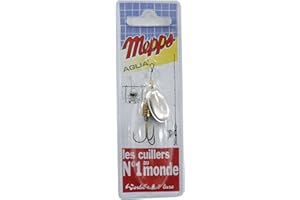 mepps aglia silver size 2 trout spinning lure