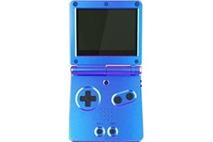eXtremeRate Full Gehäuse für Nintendo Gameboy Advance SP,IPS Ready Upgraded Hülle & Taste Case Cover Shell Abdeckung Buttons für gba Konsole IPS&Standard LCD(KEIN Konsole&Platine)-Chamäleon Lila Blau