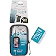 Nite Ize RunOff Waterproof Phone Case with Interior Card Holder and Lanyard, IP67 Waterproof Phone Case for iPhone/Galaxy/Pixel up to 6.6" tall, Fits in Pockets, Charcoal