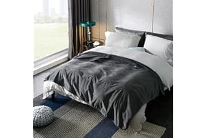 Allisandro Wodoodporny koc dla psa, 240 x 224 cm, szary, odporny na siusianie, szczeniak, narzuty na kanapę, sofę, łóżko, do samochodu, szczelna poszewka dla zwierząt domowych, miękka mata dla małych,