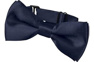 BomGuard pajarita infantil – brillante, preanudada, ajustable – accesorio festivo para boda, comunión y celebración