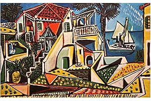 Spiffing Prints Pablo Picasso - Mediterranean Landscape - Extra Large - Semi Gloss - Unframed