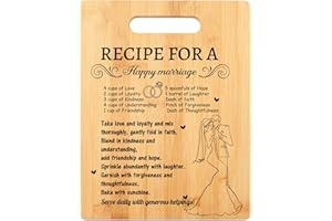 PRSTENLY Wedding Gifts, Wedding Gifts for Bride and Groom Chopping Board, Happy Marriage Present, Mr and Mrs Wedding Gifts, Weddings Anniversary for Couples, Engagement Gifts, Wedding Day Gifts