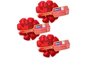 GUNZ Only Schokoladenherzen - Herzen aus Milchschokolade - Geschenk zum Valentinstag, Geburtstag, Muttertag - Dekoration für das Candle Light Dinner - zart schmelzende Schokoherzen, 3x100g - FAIRTRADE