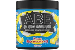 Applied Nutrition ABE Pré-Entraînement - All Black Everything Poudre Pre Workout à Base de Citrulline, de Créatine et de Bêta-Alanine, Énergie (375 g (Lot de 1), Swizzles Lemon Refresher)