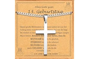 JEWTOP Geburtstagsgeschenk für Jungen, Kreuzkette Geschenke für Jungs zum Geburtstag, Geschenke für 13-21Jährige Jungen