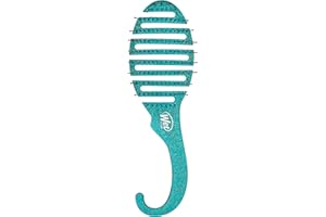 Wet Brush Shower Detangler Brush - Green Glitter By For Unisex - 1 Pc Hair Brush