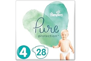 PROCTER & GAMBLE Pampers Pure Protection Size 4 Essential Pack 28 Nappies