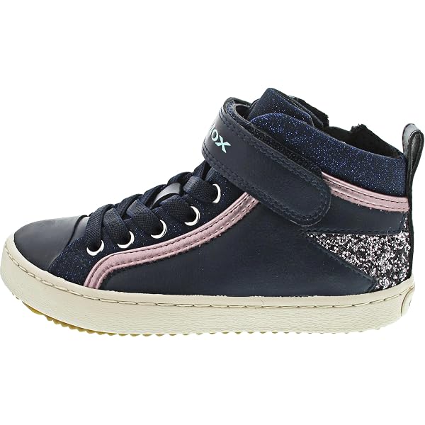 Baskets Geox J Kalispera Girl M - Pour Fille, Synthétique, Fermeture élastique - Confort Et Style
