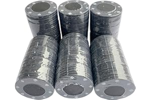 POKER CHIP SHOP 150 jetons de poker ou mélange adaptés (noir)