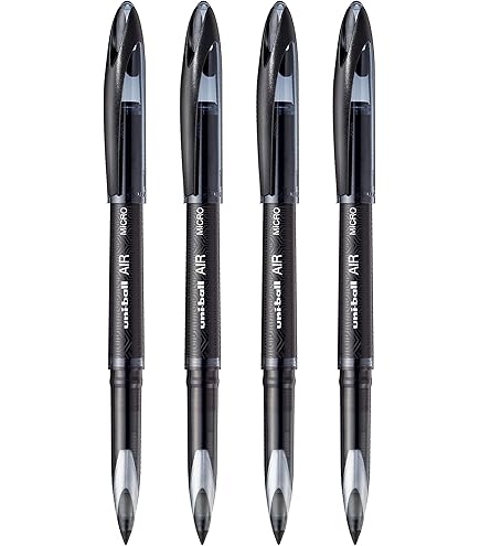 Uni-ball AIR - Palla Roller Media 0,7 Mm, Confezione Da 5, 2 X Nero, 2 X Blu, 1 X Rosso - UBA-188-L - Foto 6