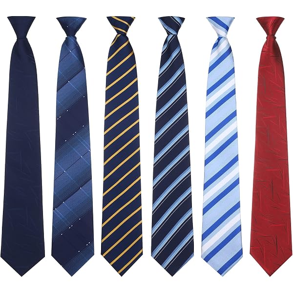 Men's 100% Silk Clip On Tie - Bronze Circle Check Pattern, 20 Inch Length | Easy Wear Necktie For Business Or Security