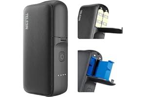 AuyKoo Banque d'alimentation Puissante pour GoPro Hero 11, Chargeur Gopro, Batterie Externe à Charge Rapide pour GoPro11 10 9 8 7 6 5 Black Noir