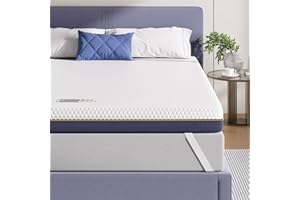 ‎BEDSTORY BedStory 10cm Topper 180x200cm, H3&H4 Gel Memory Foam Matratzentopper, Öko-TEX Zertifiziert Gelschaum Matratzentopper, geeignet für diejenigen, die einen härteren Topper bevorzugen