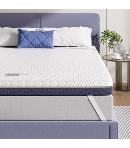 Surmatelas Mémoire De Forme 140x200cm - Épaisseur 10cm, Deux Fermetés H3/H4, Certifié Öko-Tex, Pour Lit Et Canapé-lit