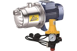 AMUR Inno-Tec 600 Home Water Centrifugal Pump with Pressure Switch AC 3 VK Self-priming 4-Stage Quiet Pump for Clear Service Water