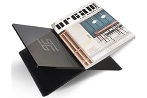 Honygebia Soporte Libros de Acrílico Negro - Atril para Libros de Acrílico con Marco en Cruz, Atril Libros Abiertos para Exhibición y Lectura, Adecuado para Arte Biblia Cocina Revista Receta Texto