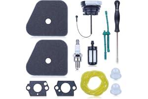 Gubeter Kit de Tapa de Manguera de línea de Combustible de Filtro de Aire, Piezas de Motor para Stihl Fs90 Fs100 Fs110 Fs130 Ht101 Ht130 Ht131, 41801201800, 4180 120 1800