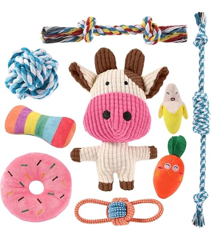Giocattolo Per Cani Con Squeaker A Forma Di Hot Dog – Peluche Morbido Per Masticare, Ideale Per Cuccioli E Cani Attivi