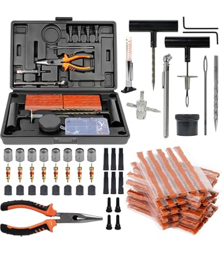 Heavy Duty Tire Repair Plug Kit For Tubless Tyre Flats