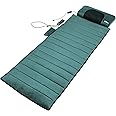 Genius eZwell Massage Mat Full Body Massage 55 x 170 cm for Back Legs Neck Remote Control 5 Modes with Heat Function Vibration Massage Mat for Men Women 3-Piece Set