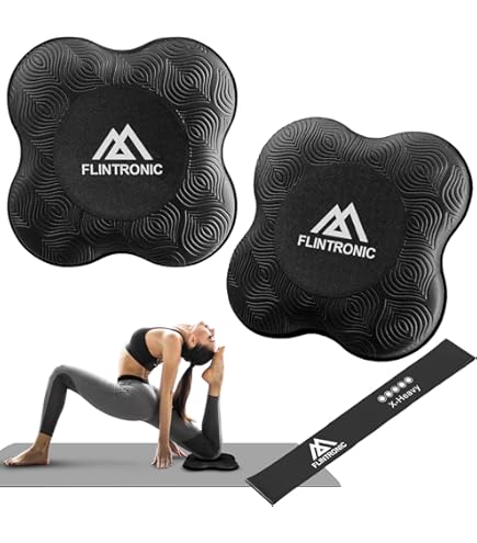 Ginocchiere Yoga 2 Pezzi - Tappetino Antiscivolo 20x20cm Per Proteggere Ginocchia E Gomiti - Foto 5