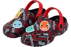 POKÉMON Pokemon chodaki z zawieszkami, dziewczęce, chłopcy, sandały, letnie suwaki z paskiem na kostkę, wakacyjne buty plażowe