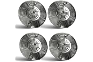 FLYINGWING Płaska przydymiona osłona obiektywu LED z kierunkowskazem 3 1/10.2 cm lnch kompatybilna z Harley Davidson Touring Electra Glide Road King Softail 1986-2023