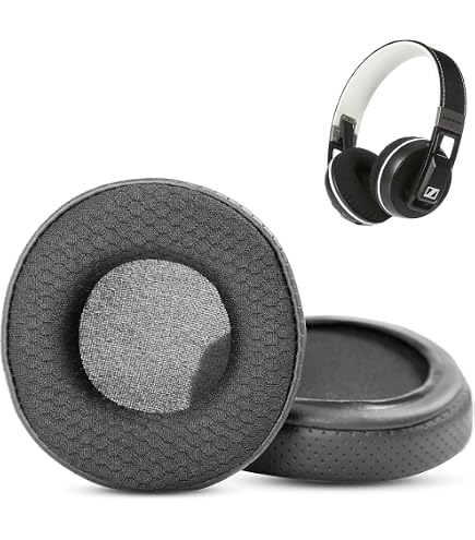 Ohrpolster Für Sennheiser Urbanite XL – Nano-Protein-Leder, Weicher Schaum, Schwarz