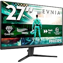PHILIPS Evnia 27M2N3500NL - 27 inch QHD Gaming Monitor, 180 Hertz