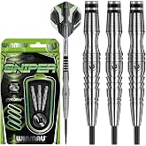Winmau Sniper profesyonel Wolfram &ccedil;elik u&ccedil;lu dart oku seti, kanat ve şaftlı