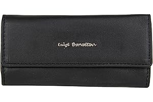 Luigi Benetton Portachiavi Vera Pelle Uomo Donna Chiavi Lunghe Col. Nero