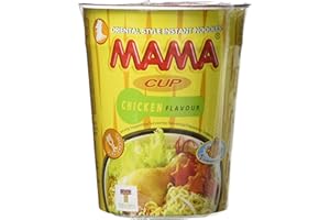 Mama Instant Cup Noodle with Chicken Flavor 70 g - Pack of 12