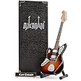 Axman, Kurt Cobain 1965 (distressed) Miniature Guitar Replica, Music Gifts, Handmade Ornamental 1/4 Scale, Display Box, Name Tag and Miniature Guitar Stand, Ideal Guitar Enthusiast's Gift