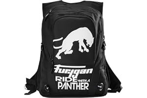 Furygan THUNDER EVO & Thunder Evo 2|Sac à Dos Moto 23L – Étanche, Compatible Gilet Airbag – Accroche Casque – Poche Ordinateur 15 pouces – Bretelles Ajustables