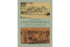 Craftsman Homes: Architecture and Furnishings of the American Arts and Crafts Movement (Dover Architecture)