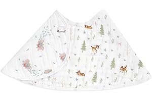 aden + anais™ essentials cotton muslin baby burpy bib disney + friends-bambi forest