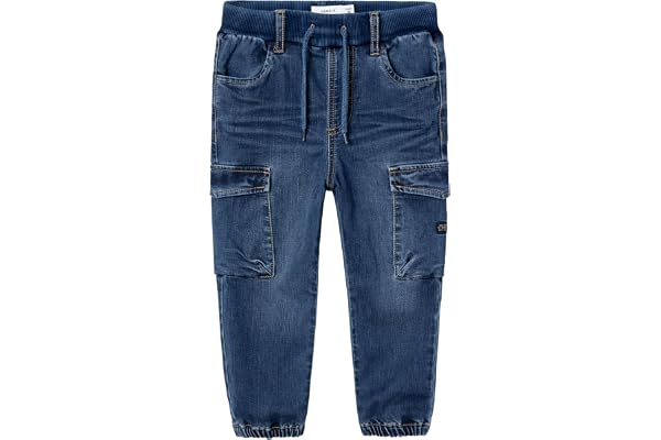 NAME IT pojkar Långärmad kropp Nmmben Baggy R Cargo jeans 9770-yt Noos