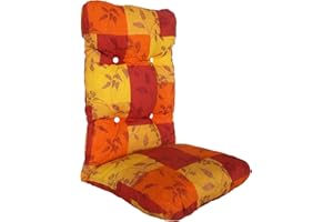 Adlatus-Kühnemuth Polsterauflage Gartenstuhlauflage Modell 150 (120x50 cm Hochlehner-Auflage)