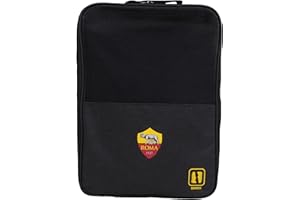 AS Roma PortaScarpe Viaggio, Porta Scarpe Unisex-Adulto, Nero, One Size