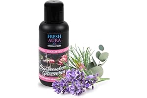 ‎FRESH AURA FRESH AURA Saunaaufguss – Sauna Aufgussmittel mit Lavendel, Eukalyptus, Latsche – Sehr ergiebiger und langanhaltender Saunaduft mit natürlichen ätherischen Ölen | Made in Germany (100ml)