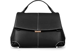 HICARRY Handbags Crossbody Bag, Large Top-Handle Bags, Faux Leather Elegant Designer Business Shoulder Tote Satchel for Working Ladies Women