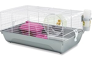 Vadigran Savic Home Martha Cage pour Hamster Blanc/Gris 46,5 x 29,5 x 21 cm